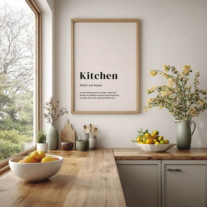 MinimalKitchen Archival Canvas Wall Art - Brown media 6