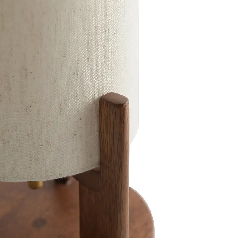 Solvi Wooden Table Lamp - Brown media 4