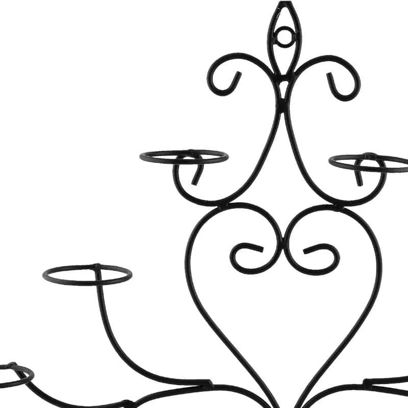 Floral Candle Holder - Teal media 3