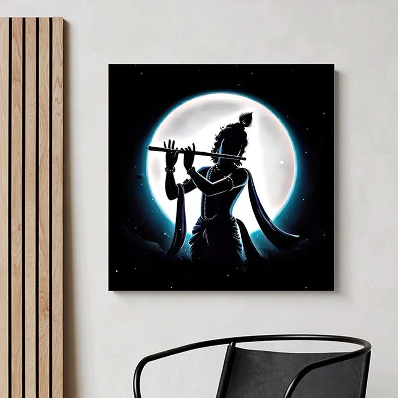 Ananta Krishna Poly Canvas Wall Painting media 1