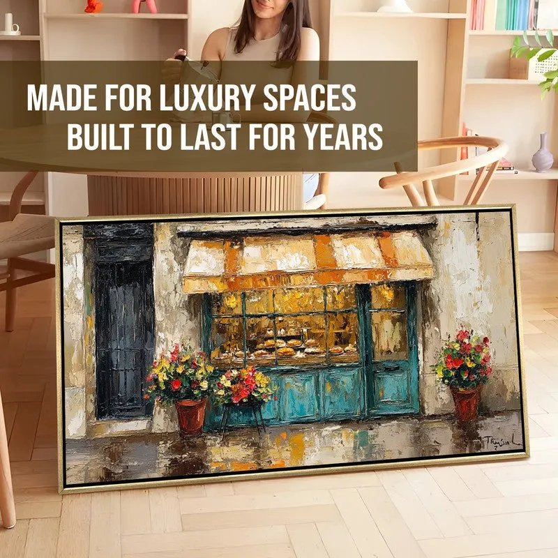 Windowed Canvas Wall Painting With Frame media 7