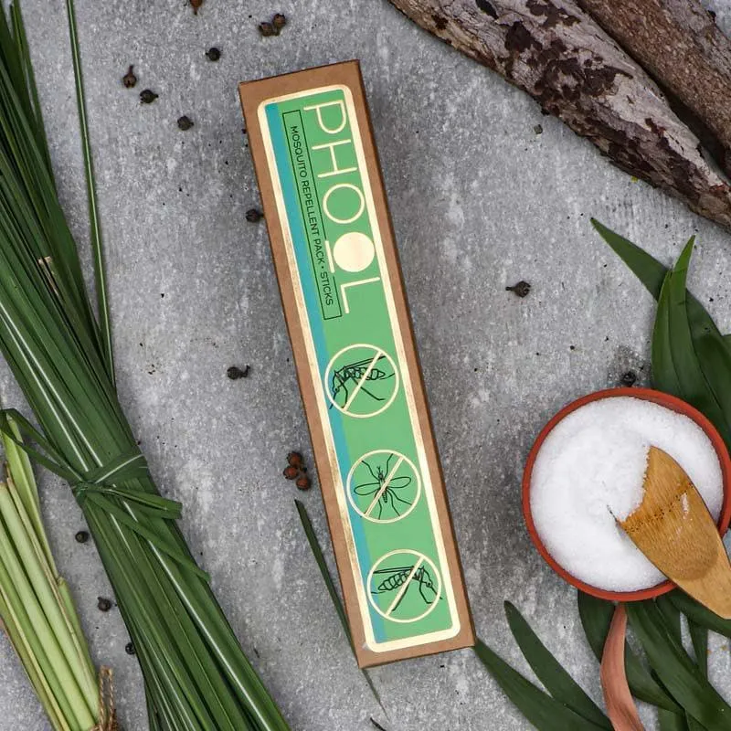 Phool Mosquito Repellant Combo Pack - Natural Incense Sticks Citronella & Eucalyptus media 3