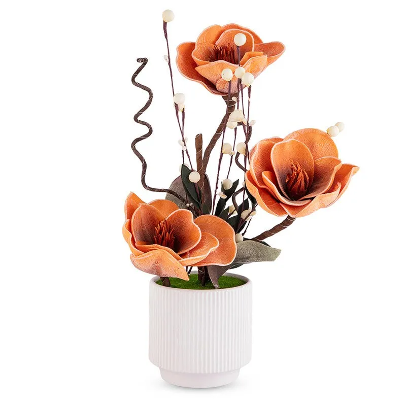 AarviDecor Amber Bloom Foam Artificial Plants media 3