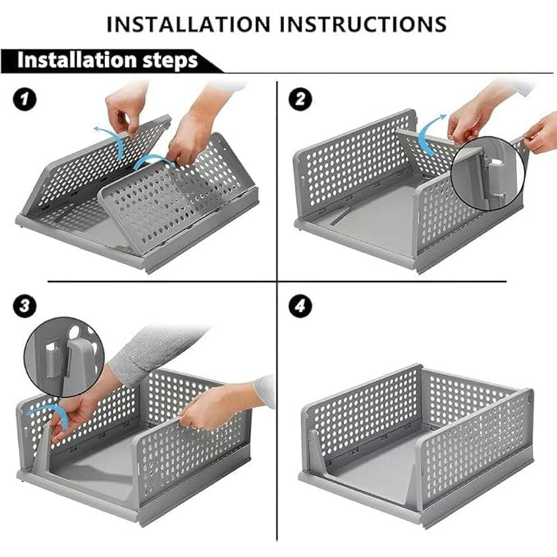 Closette Three Tier Cloth Organiser - Set of Three media 3