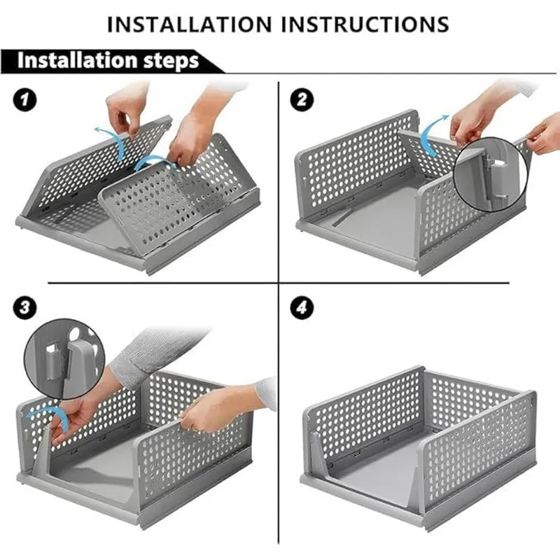Closette Three Tier Cloth Organiser - Set of Three media 3