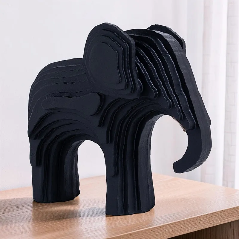 African Tuskers Showpiece - Black media 4
