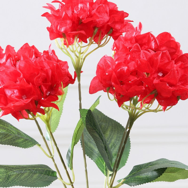 Bougainvillea Artificial Flowers - Red media 5