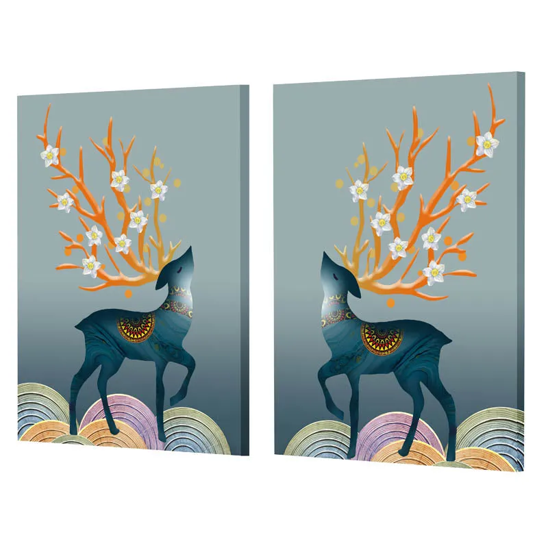 Maximus Stag Wall Art - Set Of Two media 4
