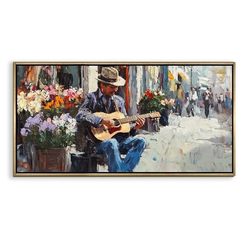 Floral Cadence Canvas Wall Painting With Frame media 3