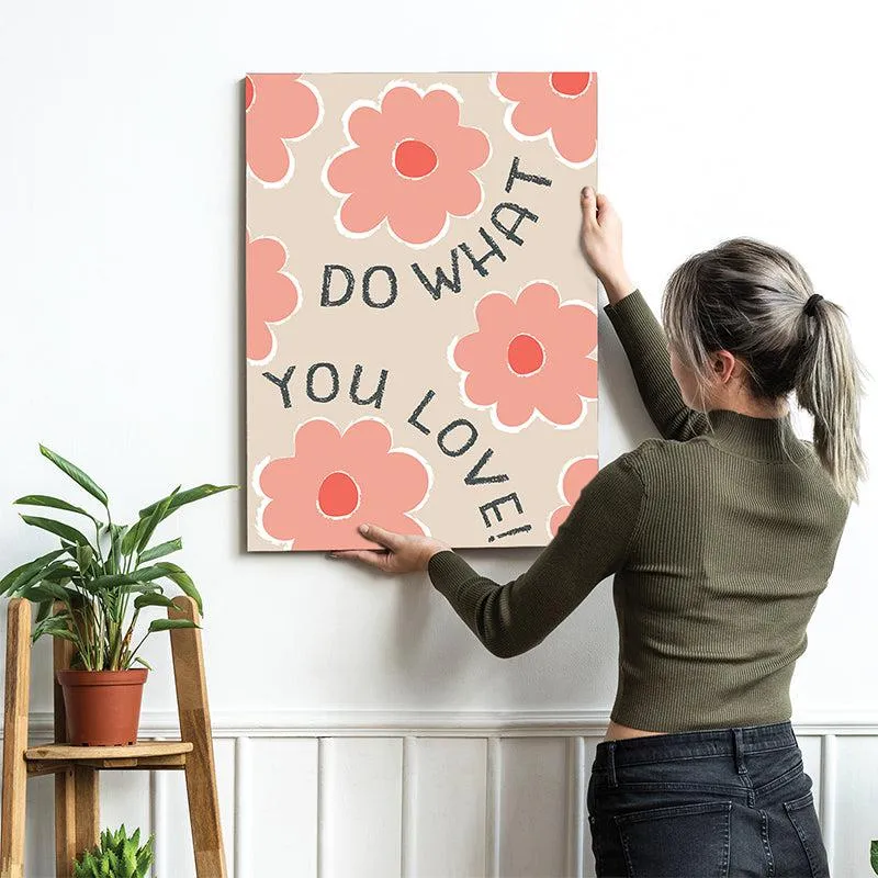 Do What You Love Flora Canvas Wall Art media 3