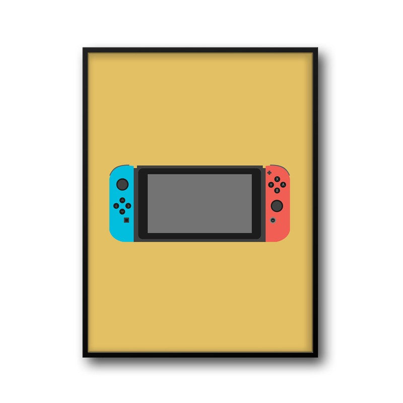 Control Shift Framed Canvas Wall Painting media 6