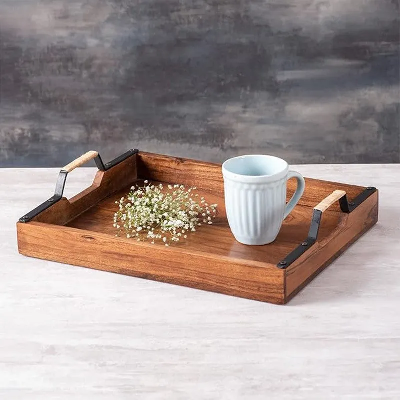 Sandstone Serving Tray - Silver media 1