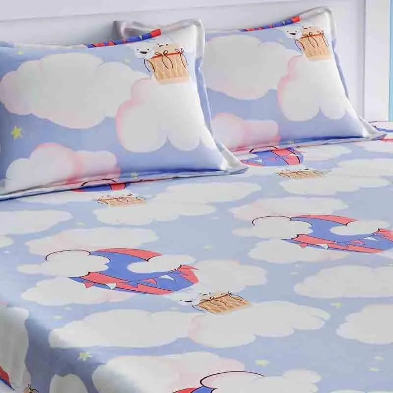 Parachute Glide Cotton Bedsheet - 210 TC media 5