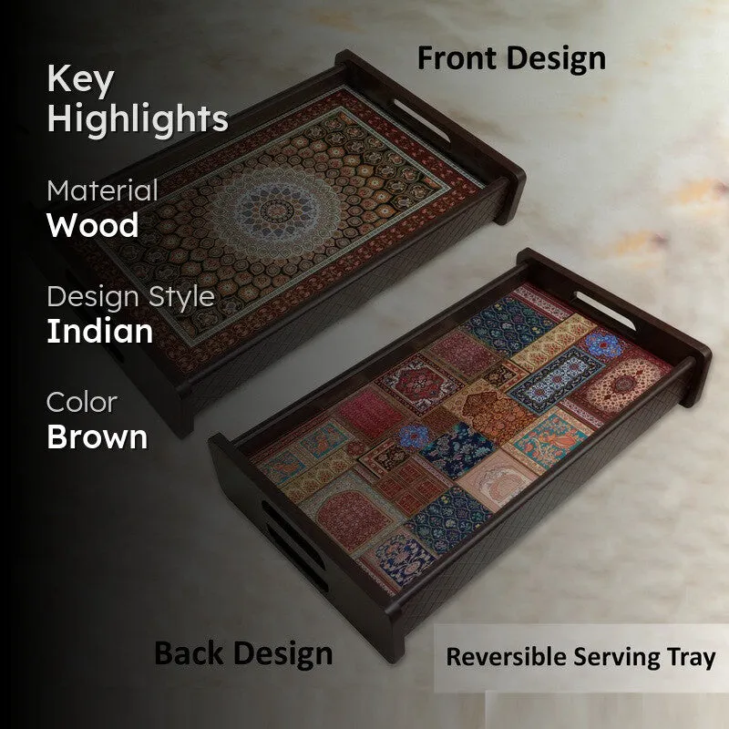 Nuvora Wooden Serving Tray media 2
