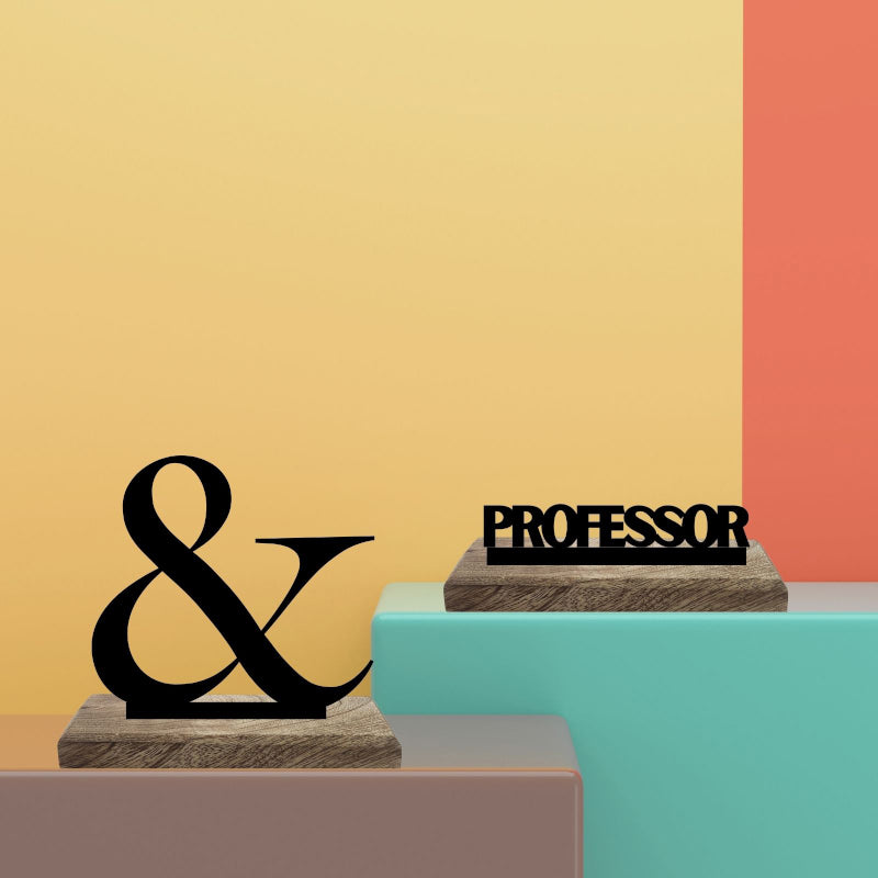 Professor Showpiece - Set Of Two