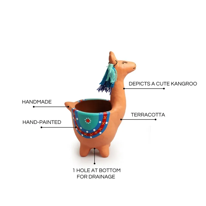 Kangaroo Hopping Handcrafted Planter media 8
