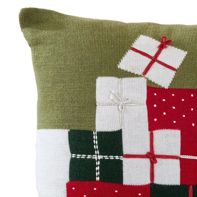 Festive Knit Cotton Cushion media 4