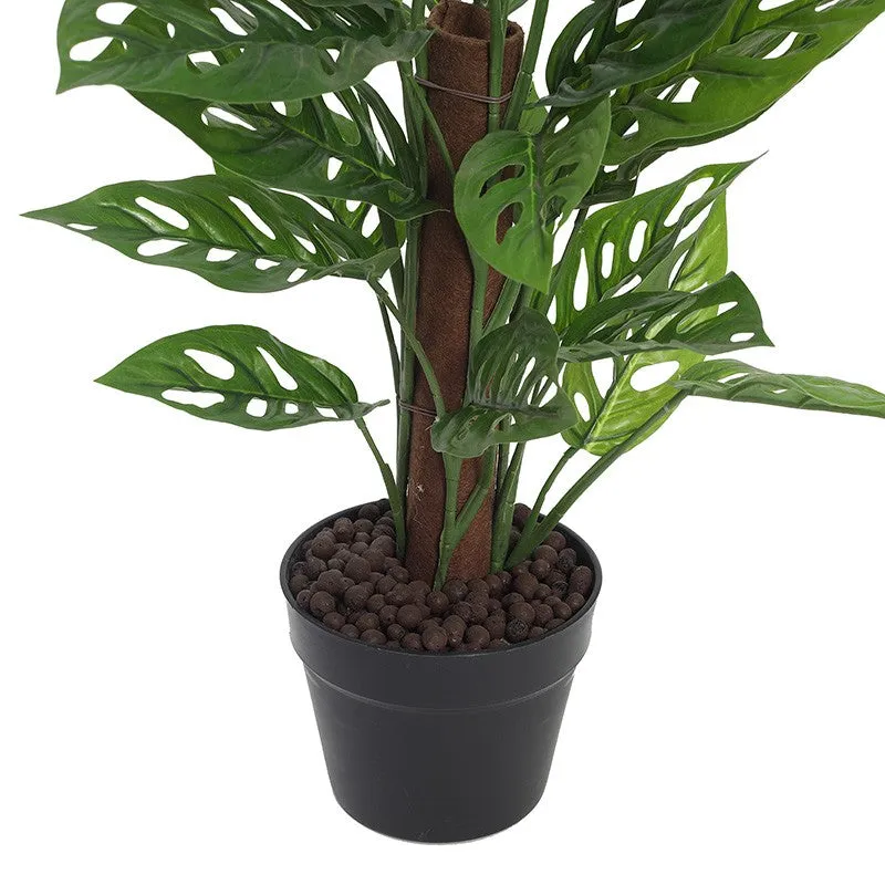 CalmRoot Artificial Plant With Black Plastic Pot - 2.0 ft media 6