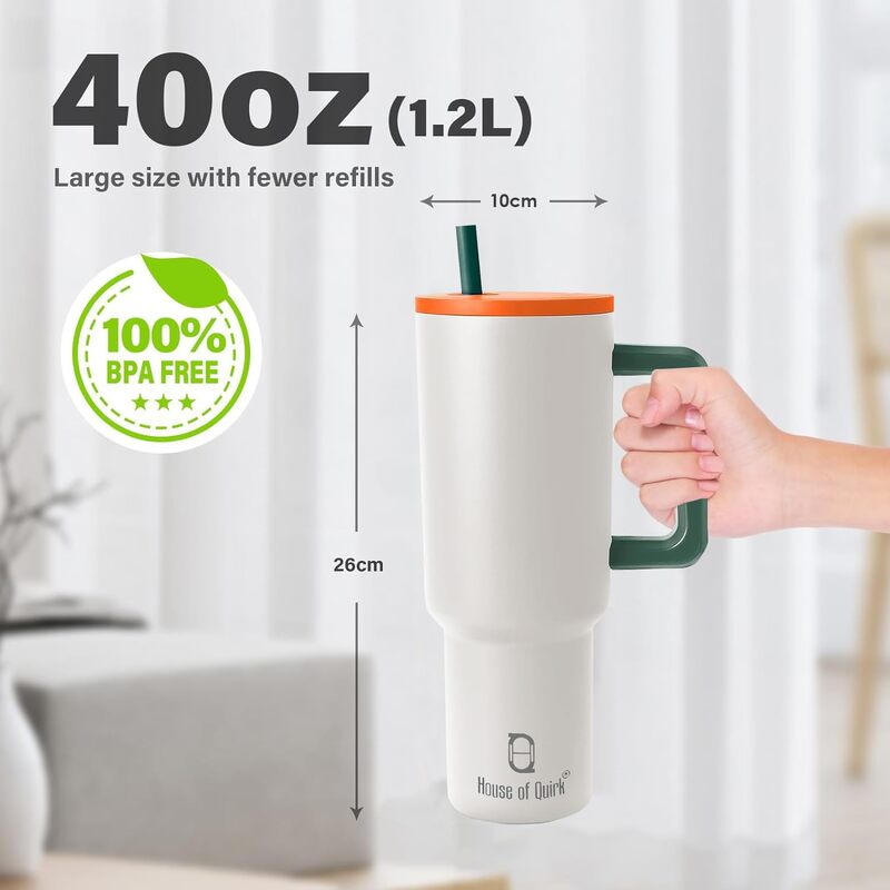 Quell Stainless Steel Tumbler (1200 ML) media 8