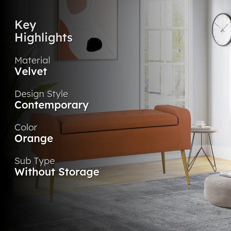 Jillia Bench - Orange media 2
