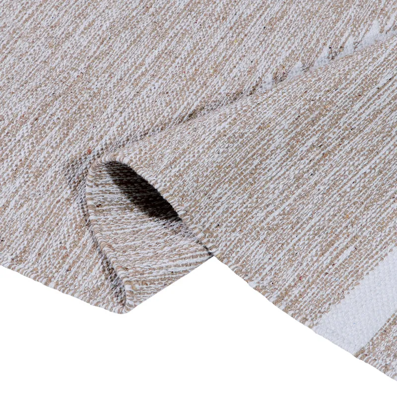 Decoria Cotton Runner Rug - Beige media 4