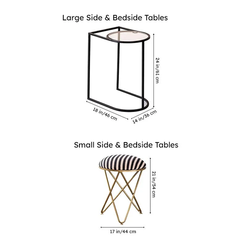 Orpa Stool And Side Table Combo - Set Of Two media 7