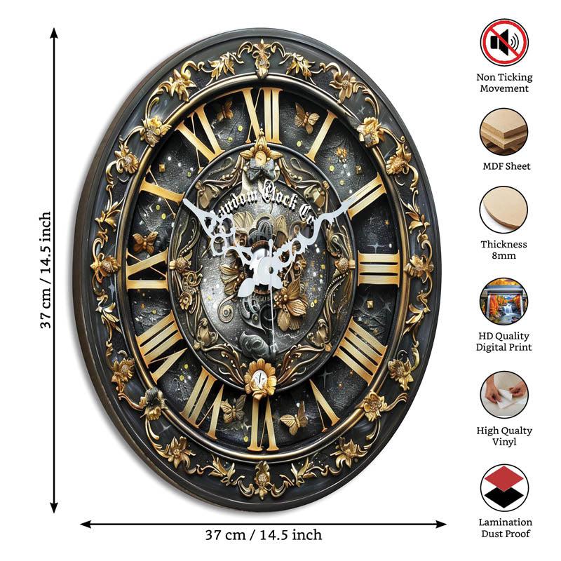 Kimber Antique 3D Printed MDF Wall Clock media 5