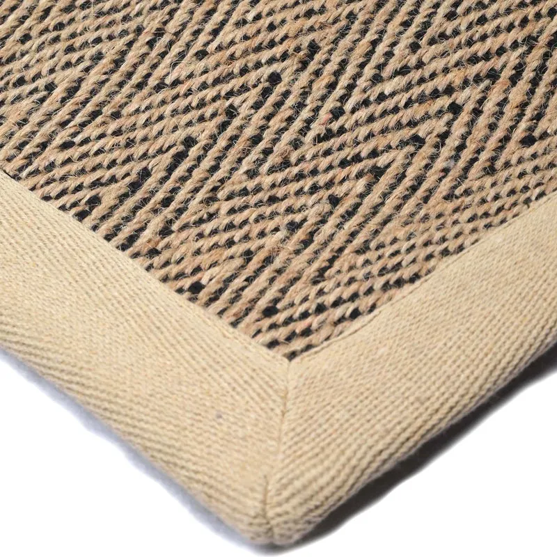 ChevronTread Anti-Slip Jute Door Mats - Black media 5