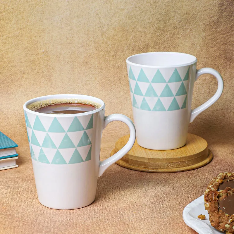 Mivano Melamine Coffee Mug (400 mL Each/Aqua) - Set of Two media 1