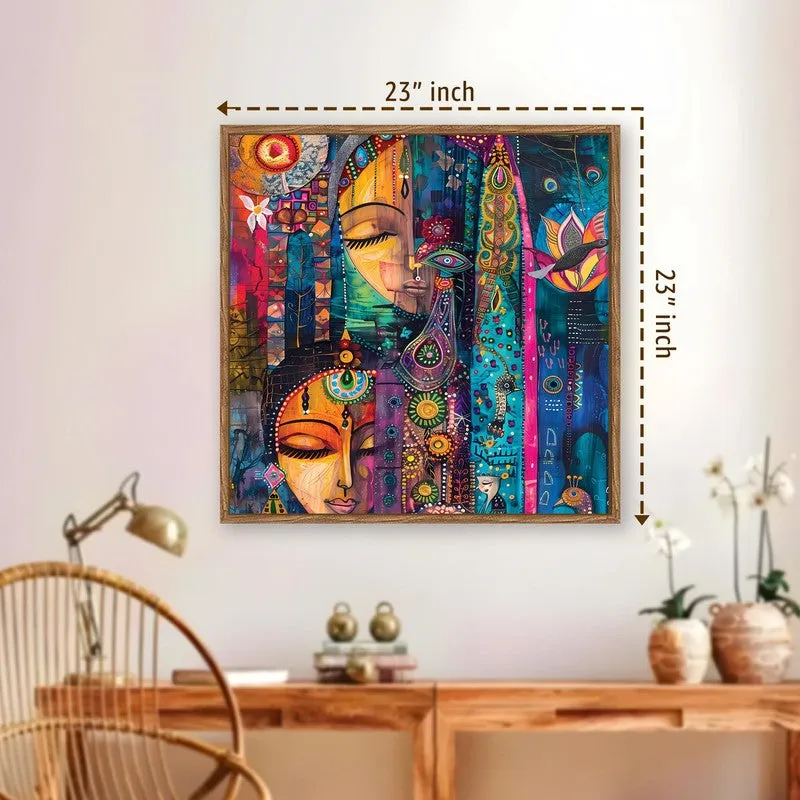 AbstractPersona Canvas Wall Art With Frame media 11