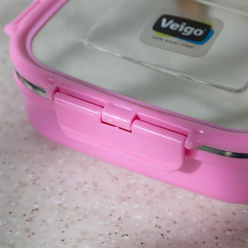 Vault Microwave Safe Lunch Box (Pink) - 575 mL media 4