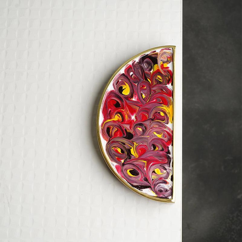 Abstract Mix Hemi Handmade Door Handle