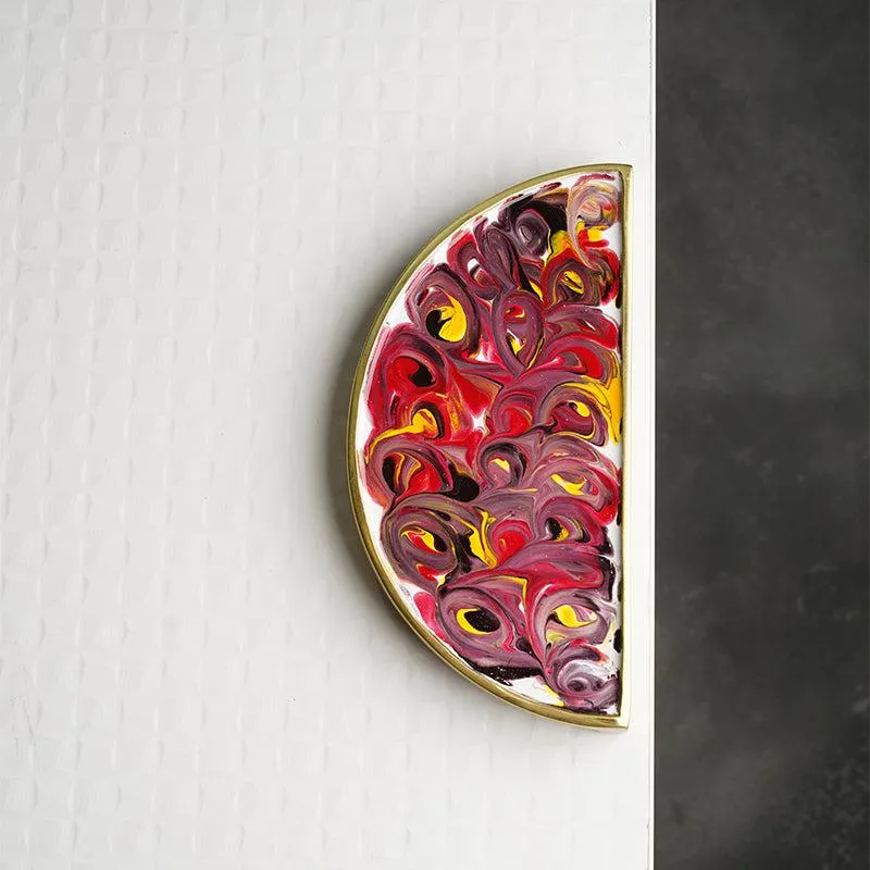Abstract Mix Hemi Handmade Door Handle media 1