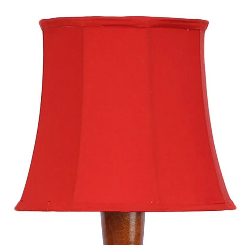 Masiya Miri Vintage Wooden Floor Lamp - Red media 3