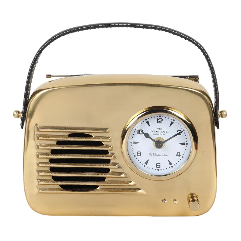 Melody Minutes Table Clock - Gold media 3