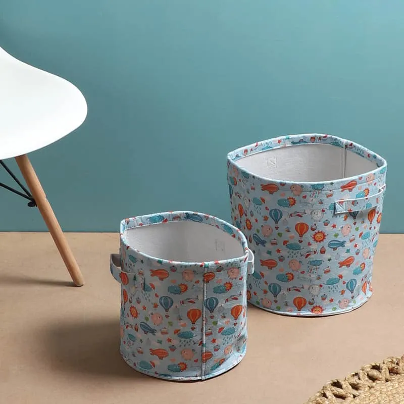 Space Manage Laundry Basket - Set Of Two media 1