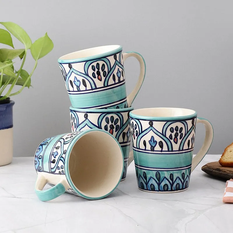 Medina Ceramic Tea Cup (250 mL Each) - Set of Six media 1