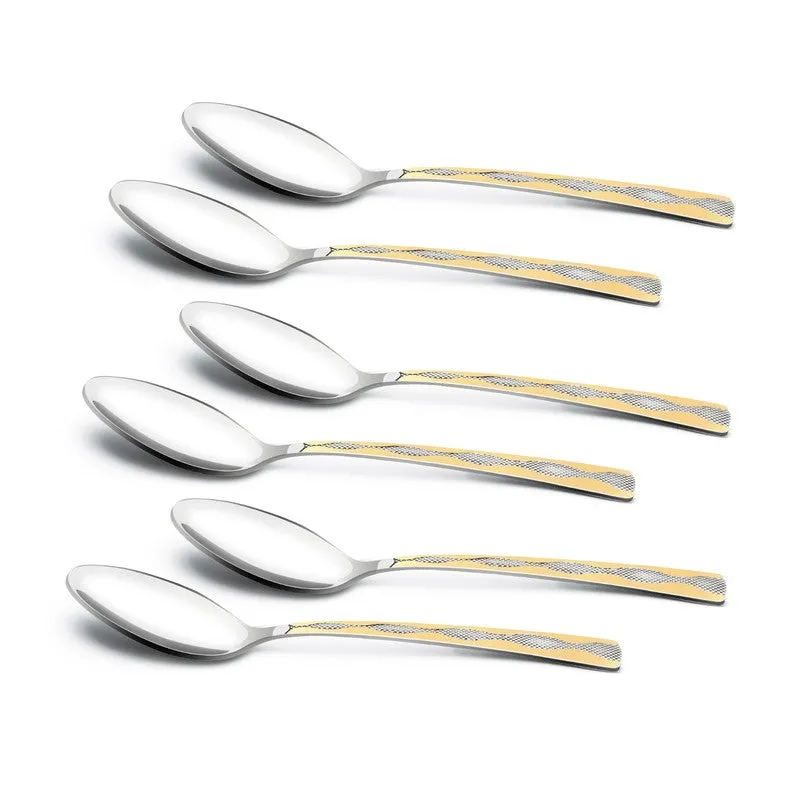 Tosca Stainless Steel Baby Spoon Set - Set of Six media 3