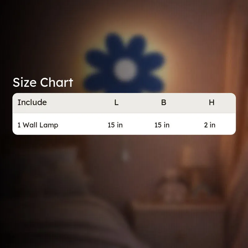 Lumiflora Battery Operated MDF Wall Lamp - Blue media 11