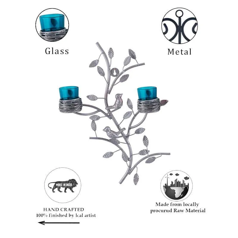 Argentum Stem Candle Holder Votive - Azure media 5