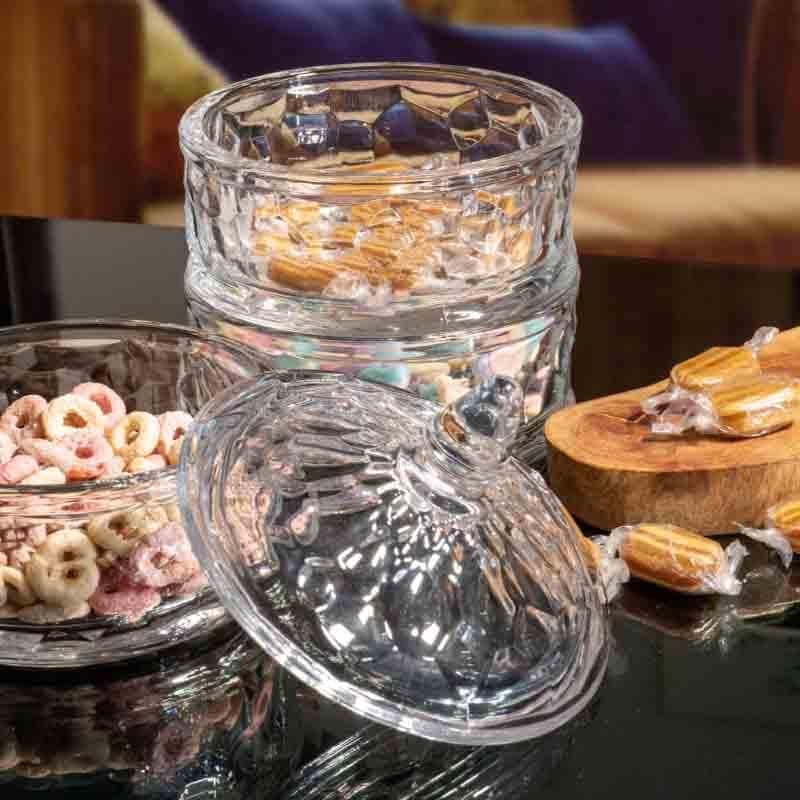 Treasure It Glass Storage Bowl with Lid - Set of Three media 3