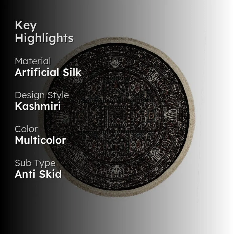 Kashrova Art Silk Carpet media 2
