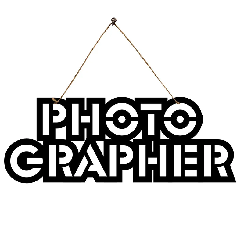Photographer Mild Steel Wall Accent media 3