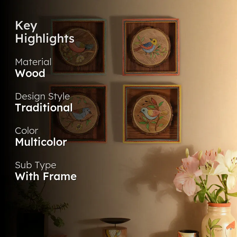 Cleo Avian Wall Art With Frame - Set Of Four media 2