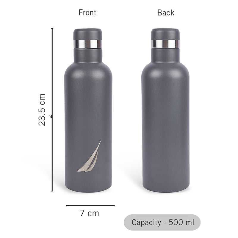 Nautica Cirrus Pure Insulated Stainless Steel Thermos (Grey) - 500 mL media 7