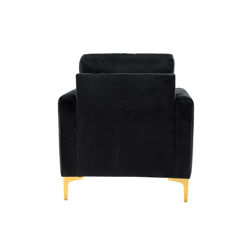 Baseo Neem Wood Accent Chair - Black media 5