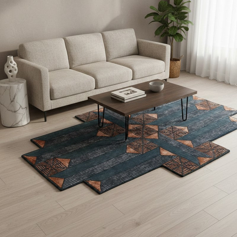 Lioren I Wool & Viscose Carpet - 5 x 8 ft