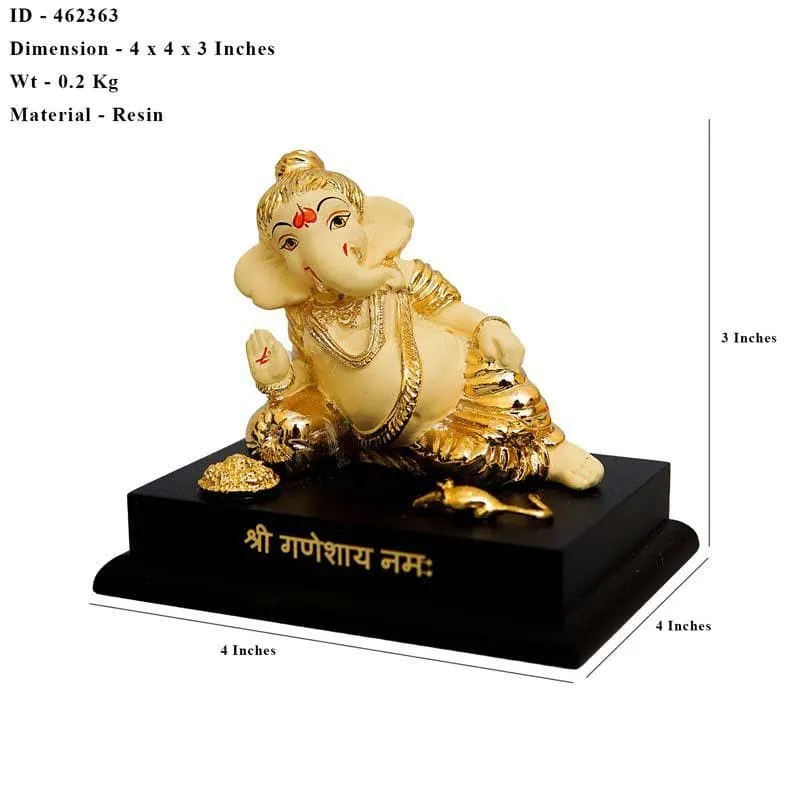 Sleeping Baby Ganesha Murti media 6