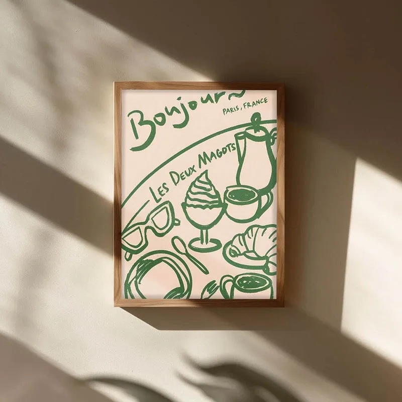 AbstraGreen Archival Canvas Wall Art - Brown media 3