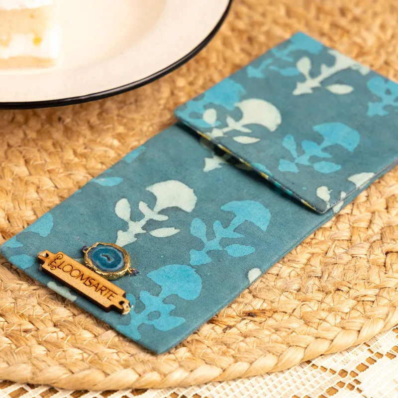 Dabu Blues Multiutility Fabric Pouch media 5